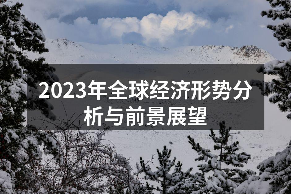 2023年全球经济形势分析与前景展望